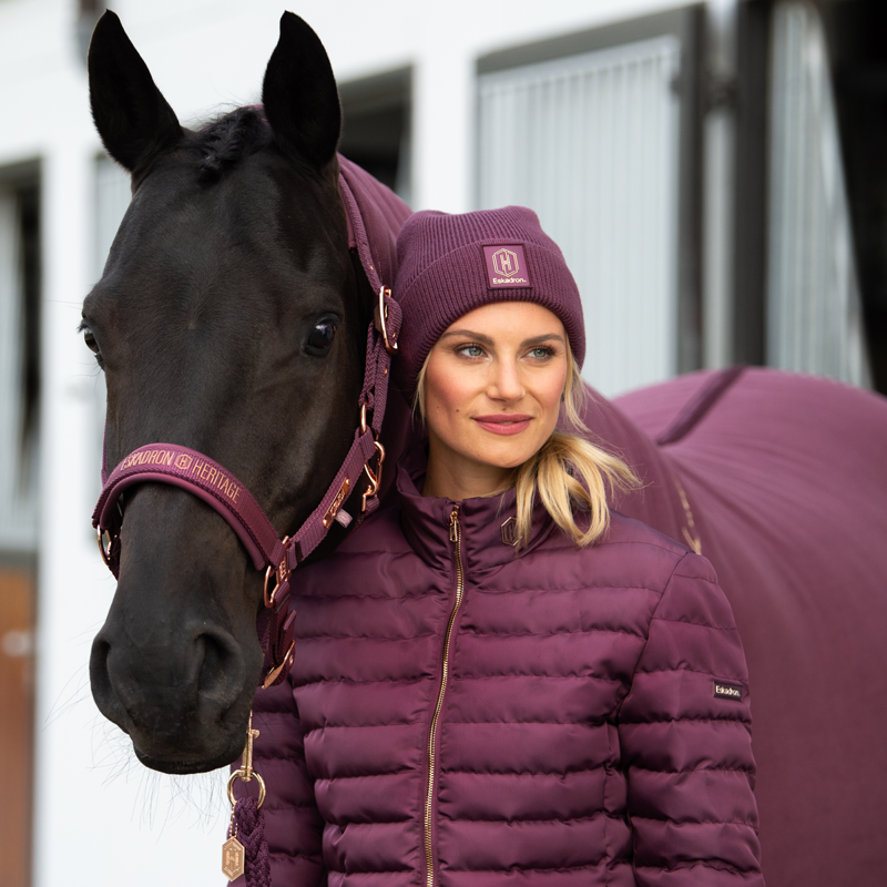 Eskadron Ladies Quilted Jacket Fanatics AW23 - Cassis-2